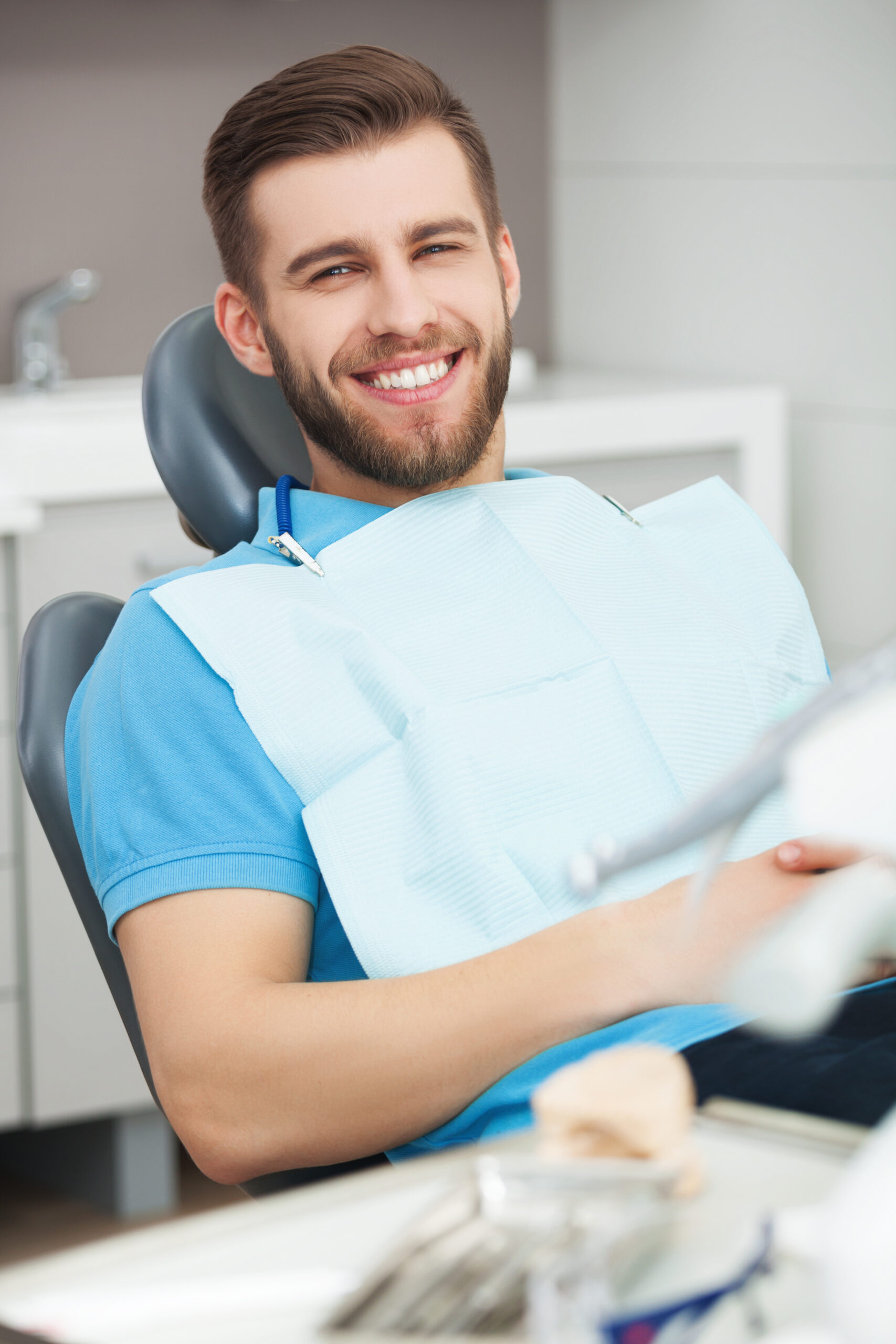 Smiling patient at Westlake Village Dentist